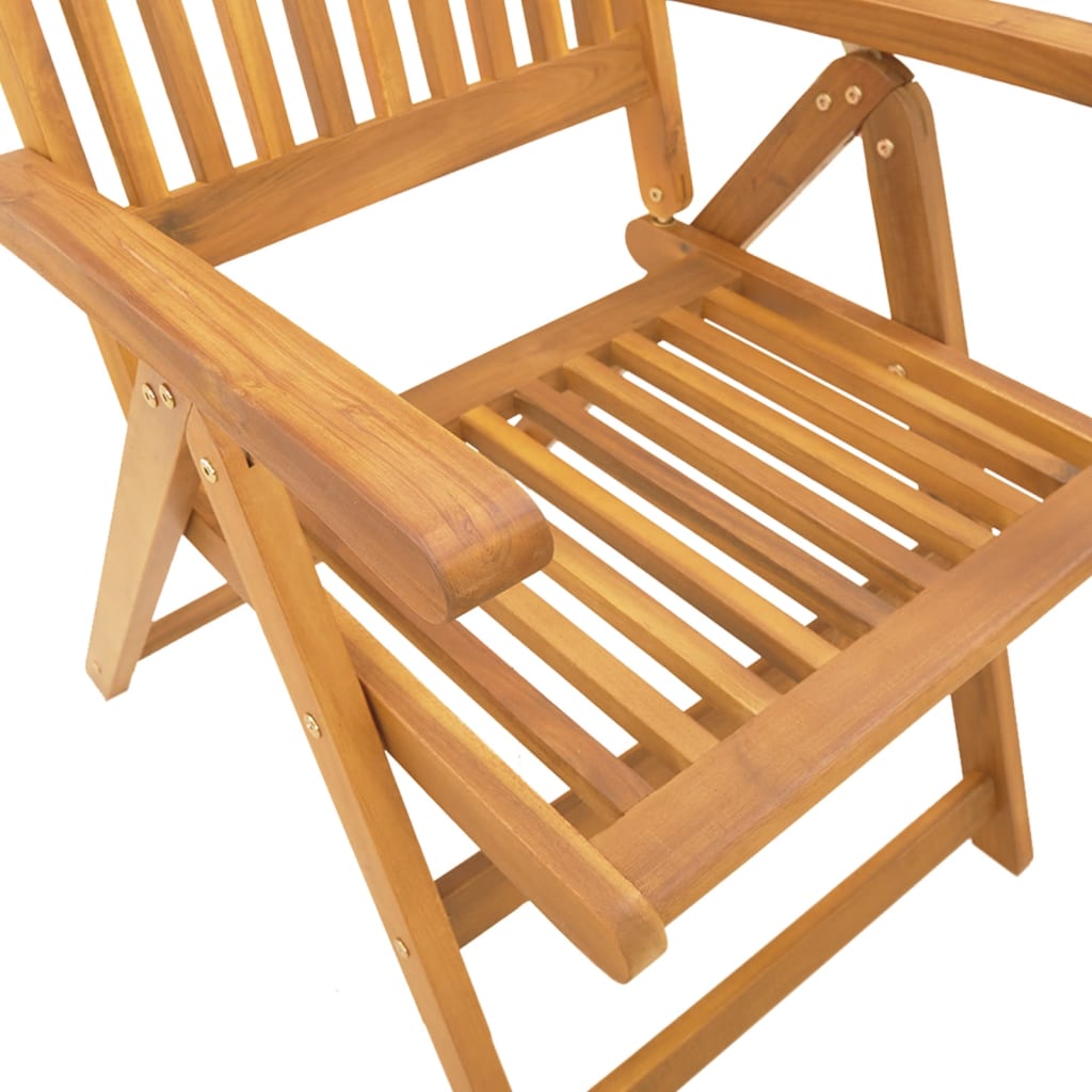 Juego De Comedor De Jardín 3 Piezas Madera Maciza De Acacia