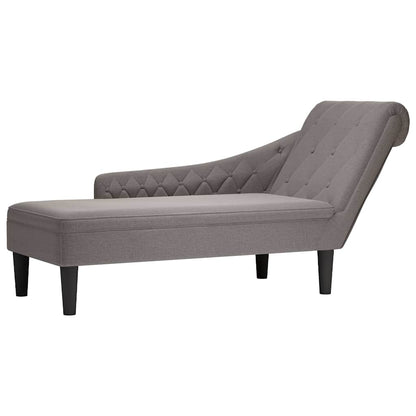 Tumbona Con Almohada Y Reposabrazo Derecho Tela