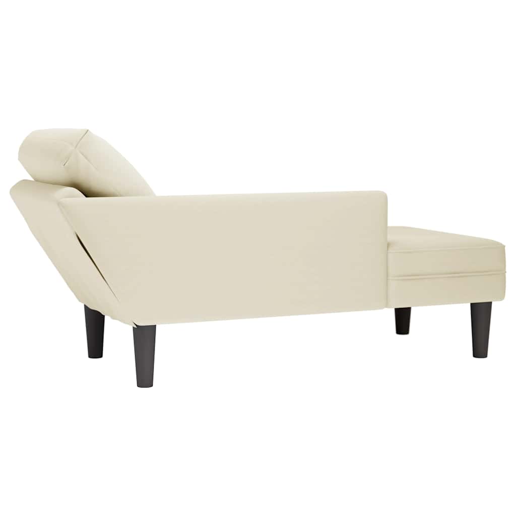 Tumbona Con Almohada Y Reposabrazo Derecho Terciopelo