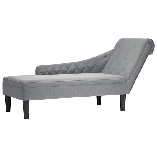 Tumbona Con Almohada Y Reposabrazo Derecho Tela