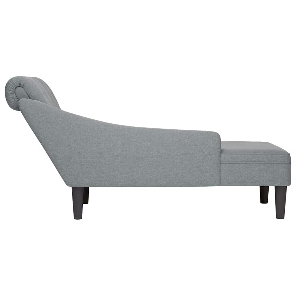 Tumbona Con Almohada Y Reposabrazo Derecho Tela