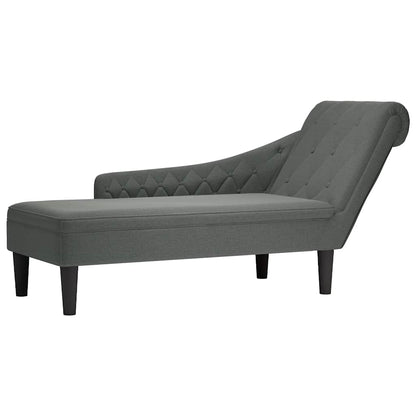 Tumbona Con Almohada Y Reposabrazo Derecho Tela