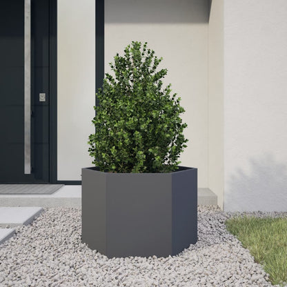 Jardineras Hexagonales Acero Desgastado