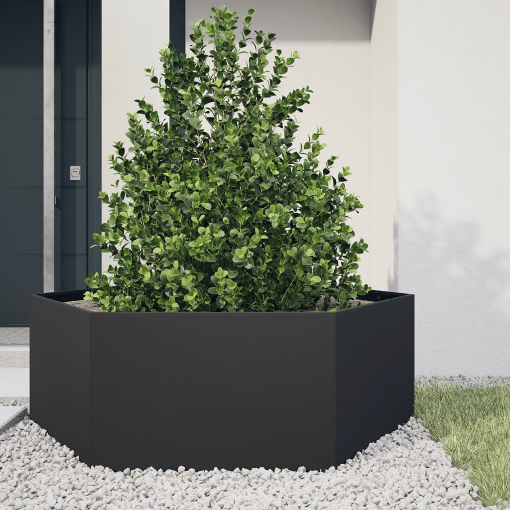 Jardineras Hexagonales Acero Desgastado