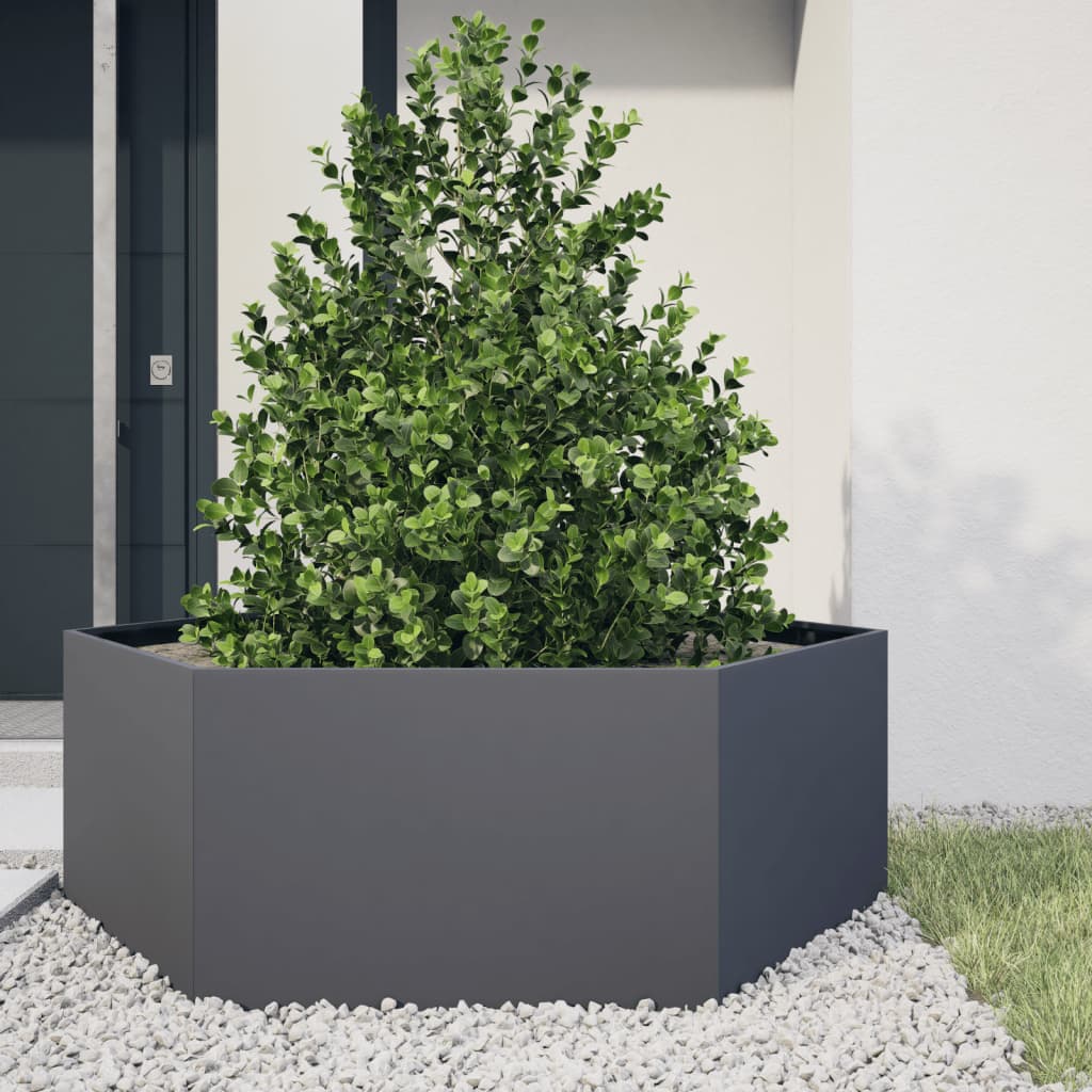 Jardineras Hexagonales Acero Desgastado