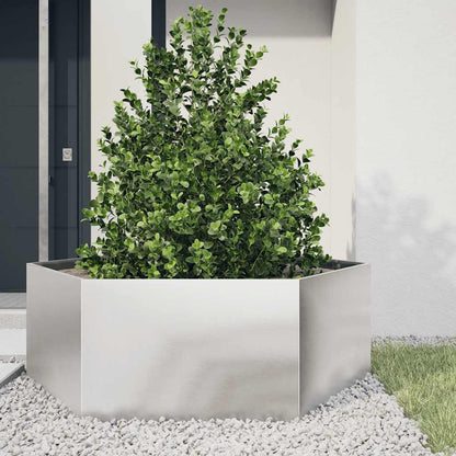Jardineras Hexagonales Acero Desgastado