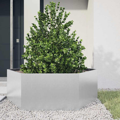 Jardineras Hexagonales Acero Desgastado