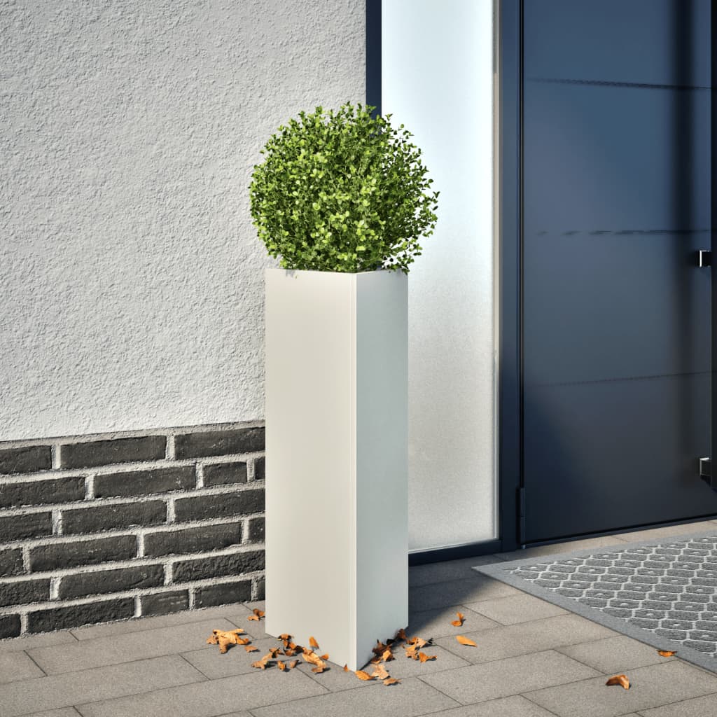 Jardineras Triangulares 2 Uds Acero Negro