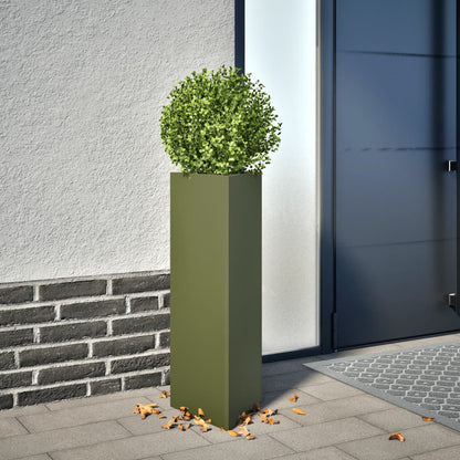 Jardineras Triangulares 2 Uds Acero Negro