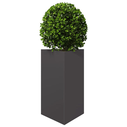 Jardineras Triangulares 2 Uds Acero Negro