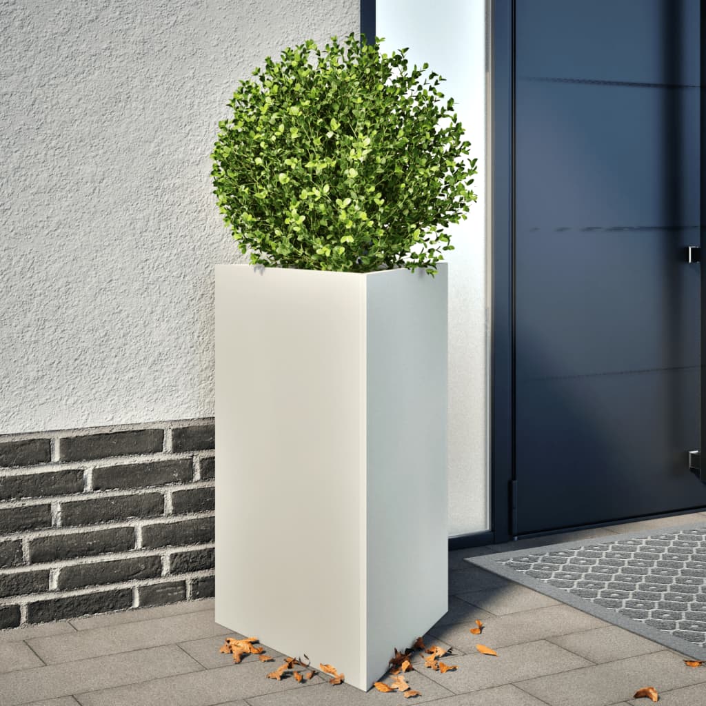 Jardineras Triangulares 2 Uds Acero Negro