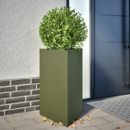 Jardineras Triangulares 2 Uds Acero Negro