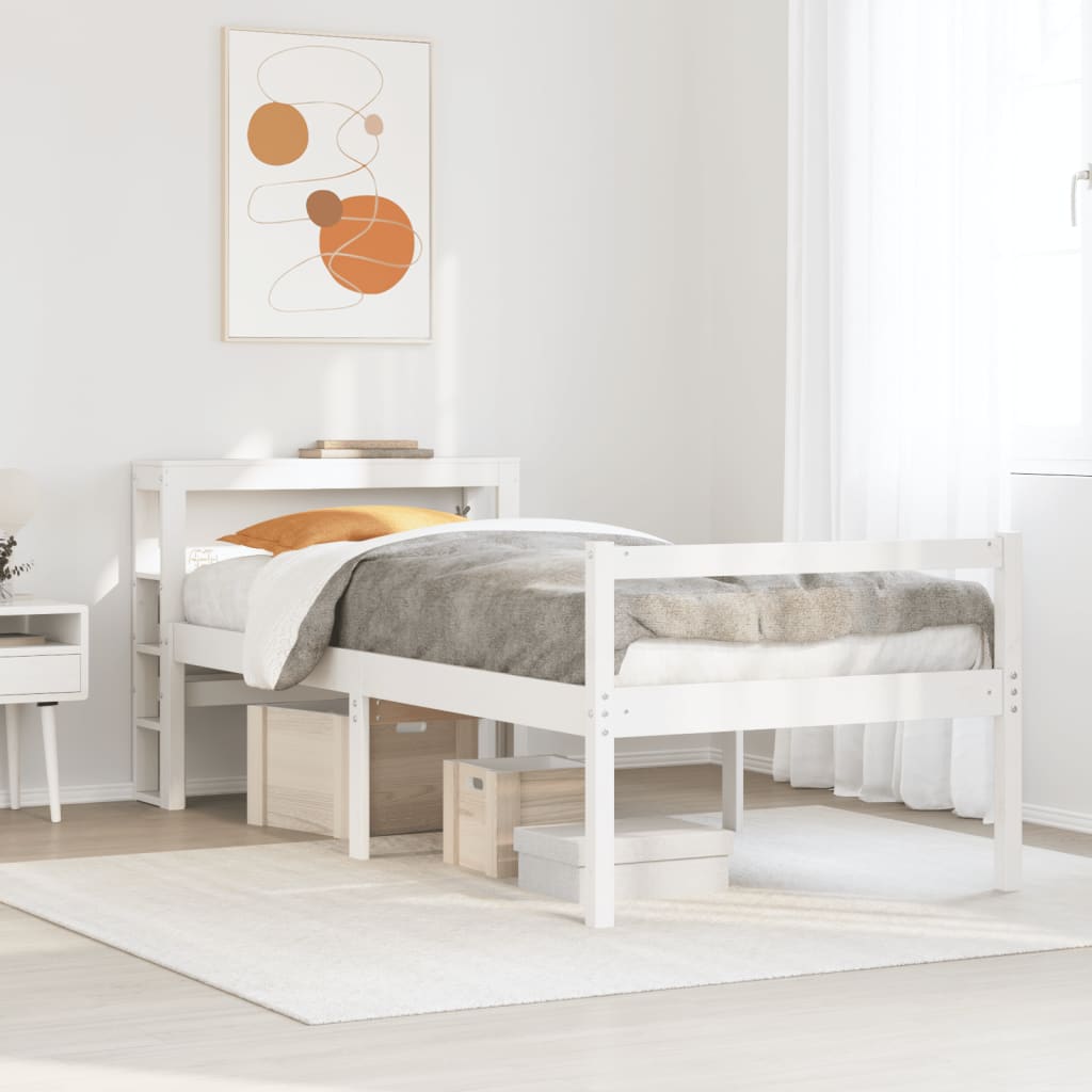 Estructura Cama Con Cabecero Madera Pino