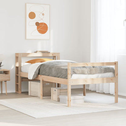 Estructura Cama Con Cabecero Madera Pino