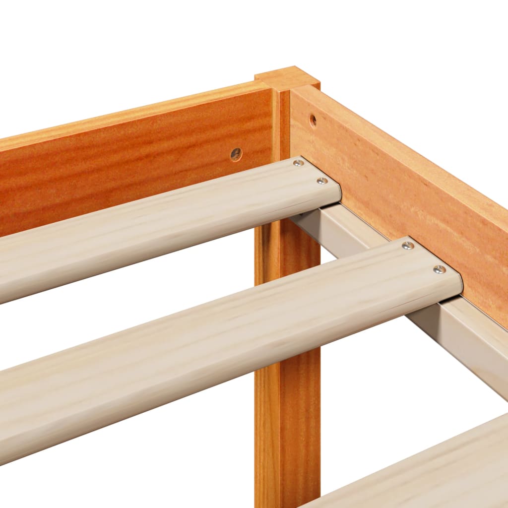 Estructura Cama Con Cabecero Madera Pino