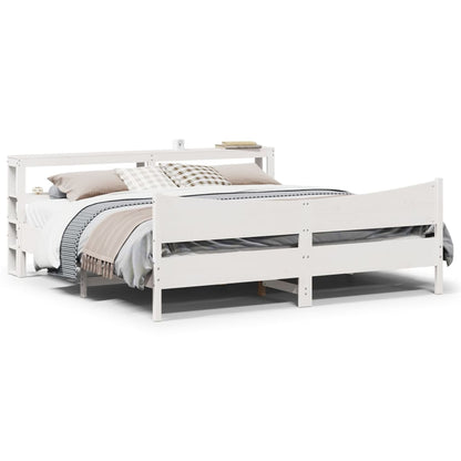 Estructura De Cama Con Cabecero Madera Pino