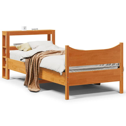 Estructura De Cama Con Cabecero Madera Pino