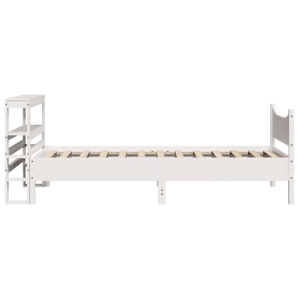 Estructura De Cama Con Cabecero Madera Pino