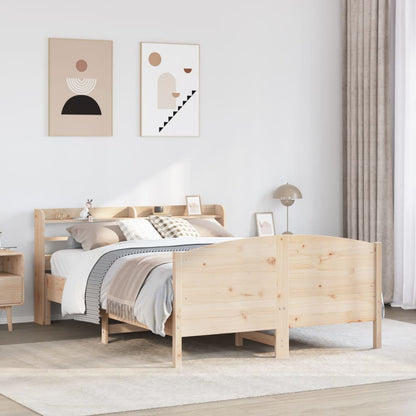 Cama Sin Colchón Madera Maciza Pino
