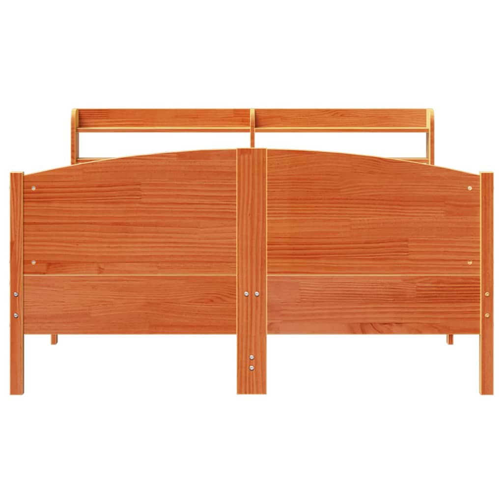 Cama Sin Colchón Madera Maciza Pino