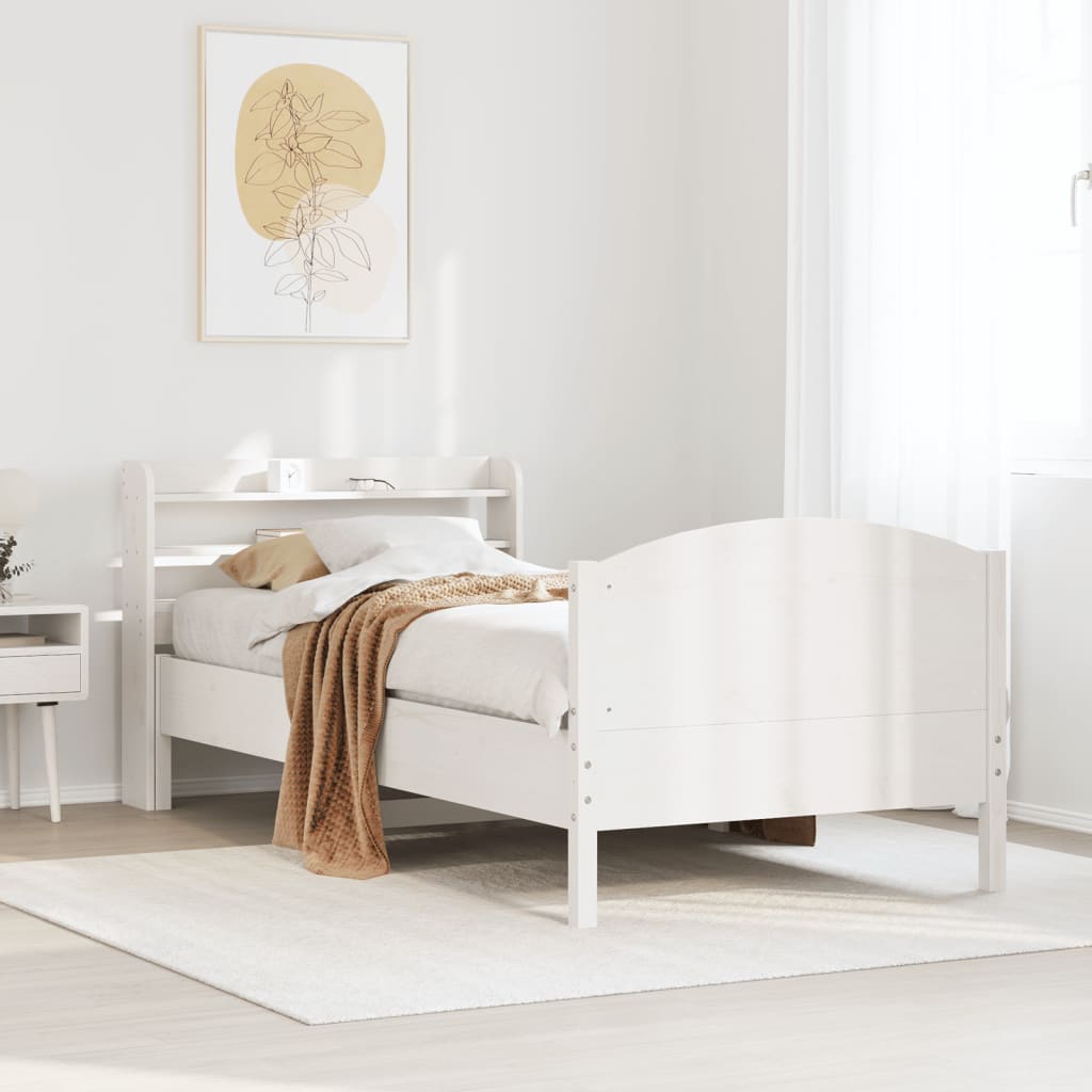 Cama Sin Colchón Madera Maciza Pino