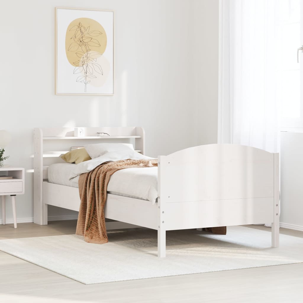Cama Sin Colchón Madera Maciza Pino