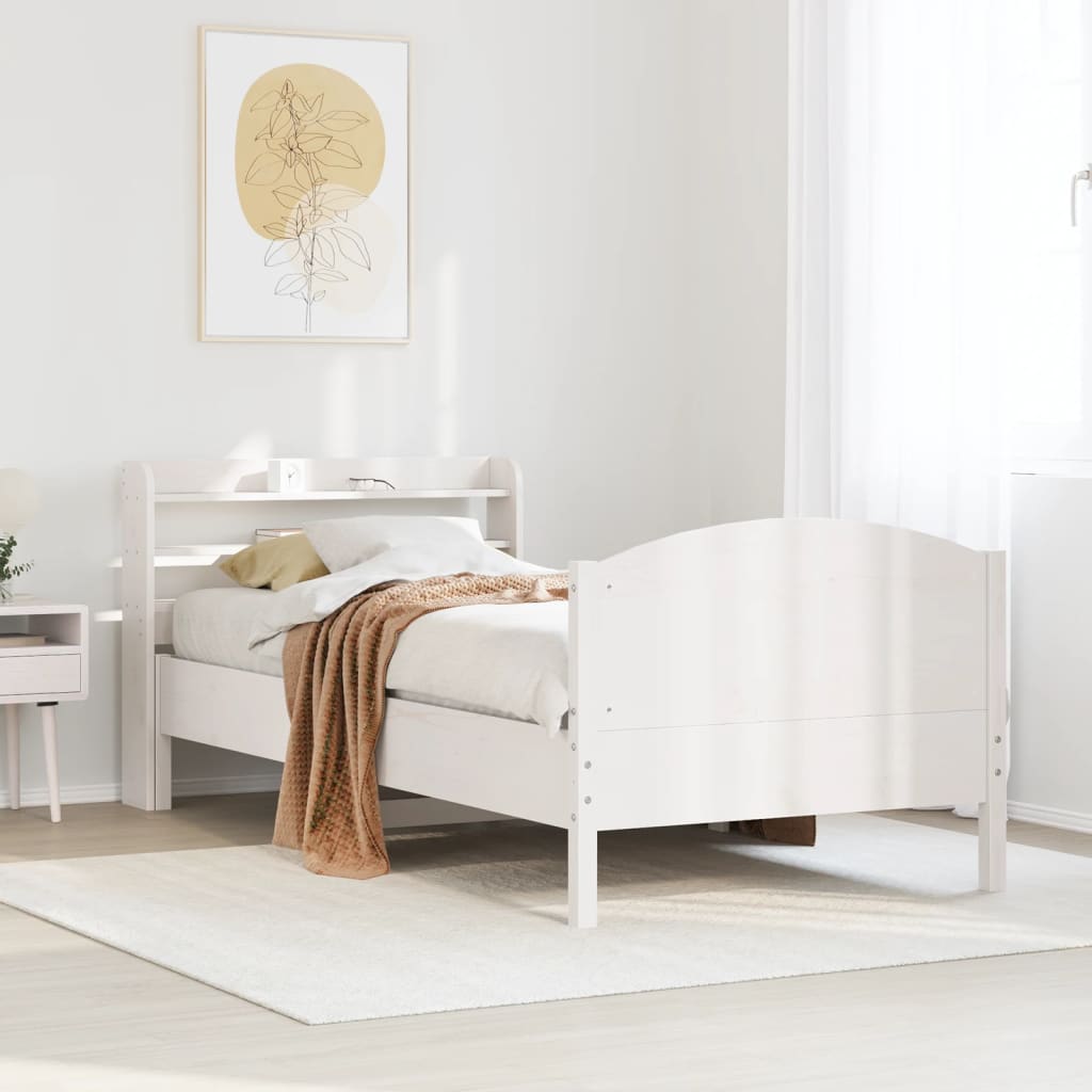 Cama Sin Colchón Madera Maciza Pino