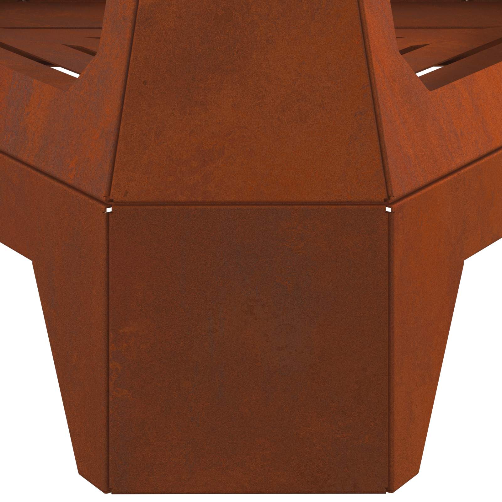 Hoguera Marrón 50 X 43 X 52 Cm Acero Autopatinable