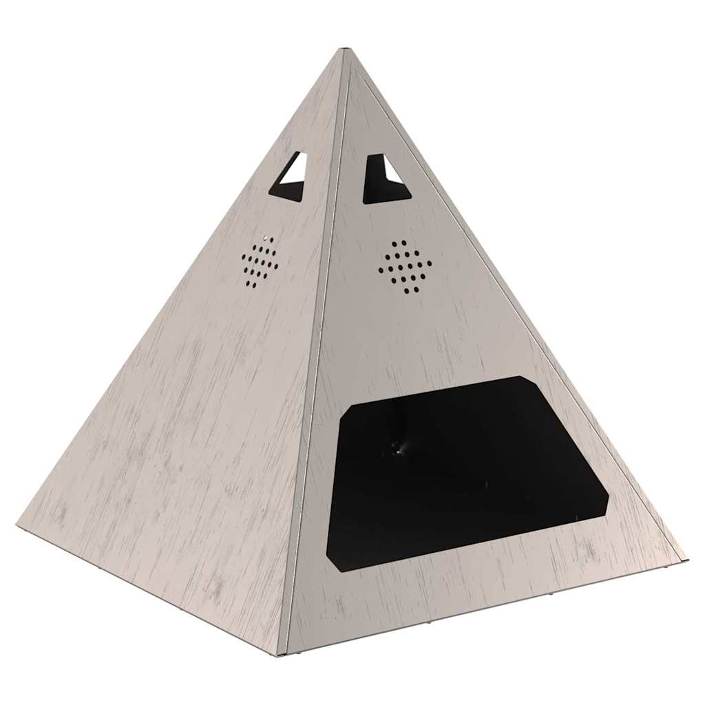 Hoguera Marrón 50 X 50 X 51 Cm Acero Autopatinable