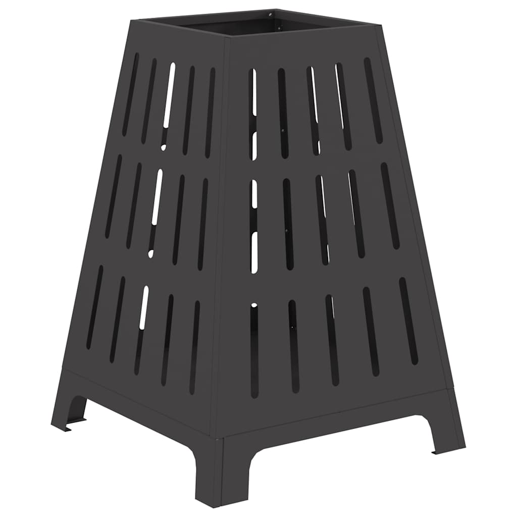 Hoguera Negro 50 X 50 X 70 Cm Acero