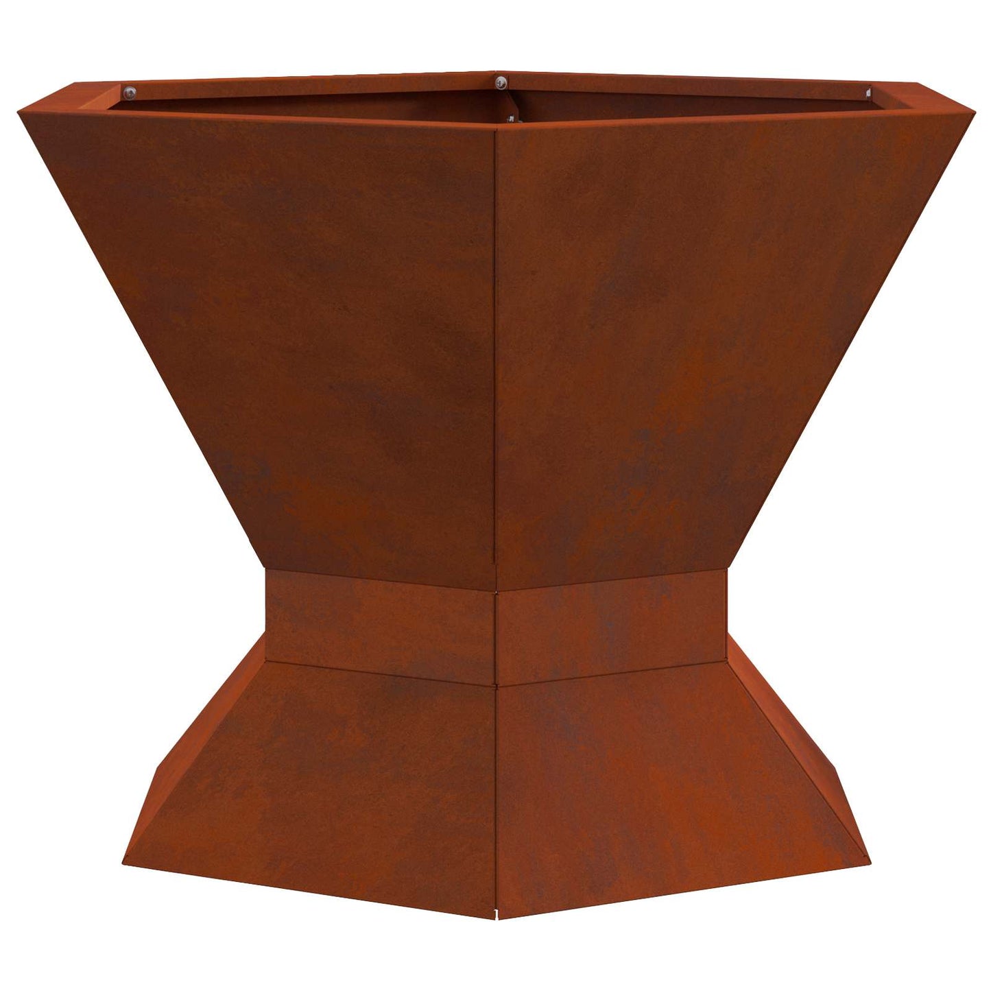 Hoguera Marrón 50 X 50 X 40 Cm Acero Autopatinable