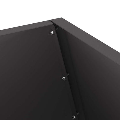 Hoguera Negro 50 X 50 X 100 Cm Acero