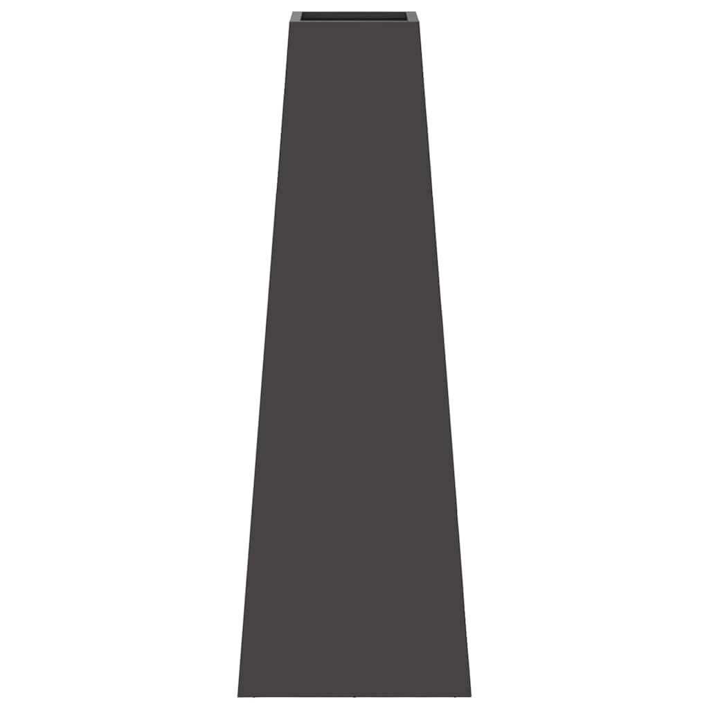 Hoguera Negro 50 X 35 X 100 Cm Acero