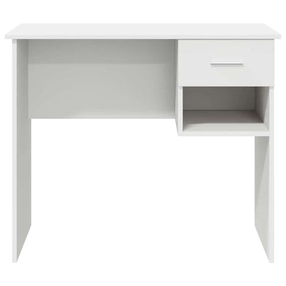 Escritorio Con Cajón 90 X 49 X 75 Cm Madera De Ingeniería