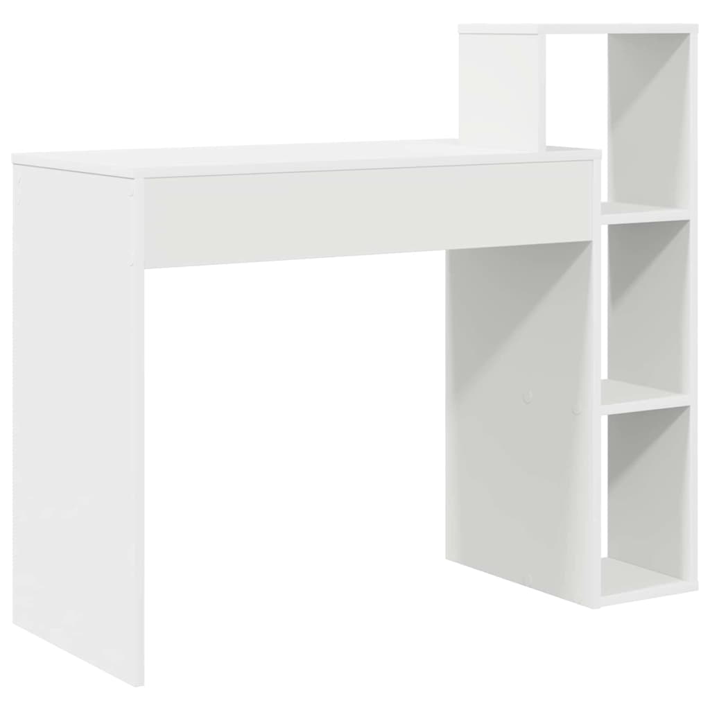 Escritorio Con Estante 100 X 40 X 90 Cm Madera De Ingeniería