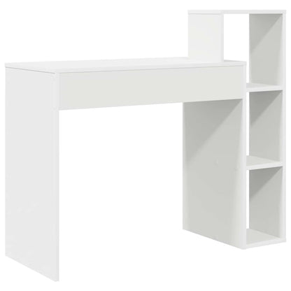 Escritorio Con Estante 100 X 40 X 90 Cm Madera De Ingeniería