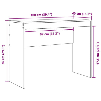 Escritorio 100 X 40 X 76 Cm