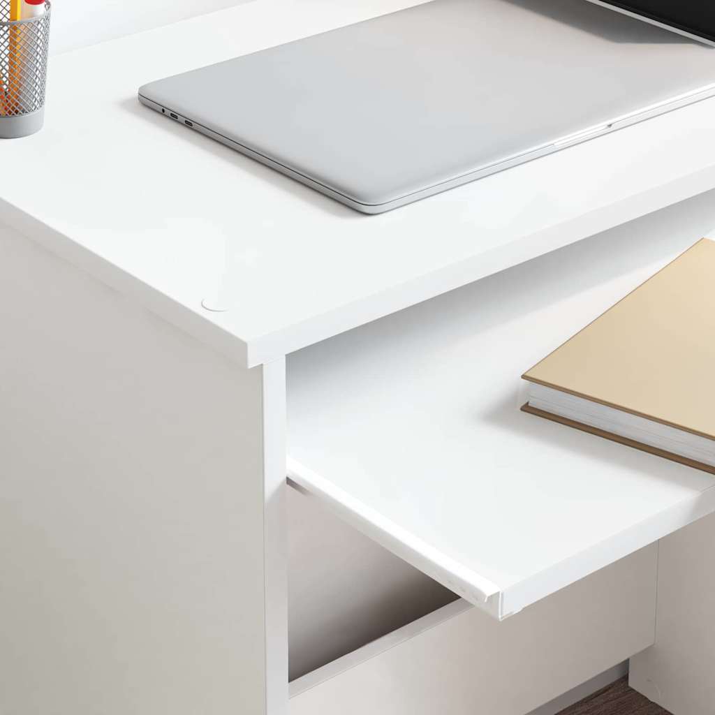 Escritorio Con Cajón 106 X 41 X 88.5 Cm Madera De Ingeniería