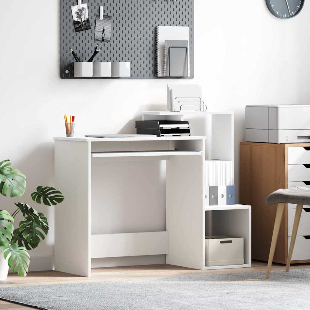 Escritorio Con Cajón 106 X 41 X 88.5 Cm Madera De Ingeniería