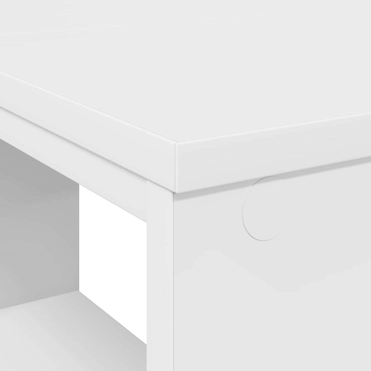 Escritorio Con Estante 90 X 50 X 75 Cm Madera De Ingeniería