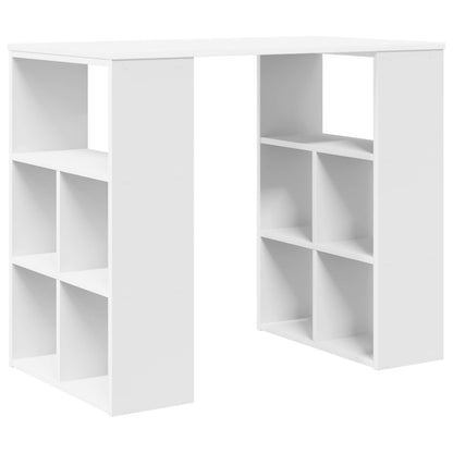 Escritorio Con Estante 90 X 50 X 75 Cm Madera De Ingeniería