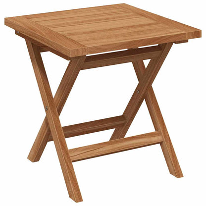 Tumbona Con Cojín 1-Persona 2 Pcs Marrón Madera De Teca Maciza