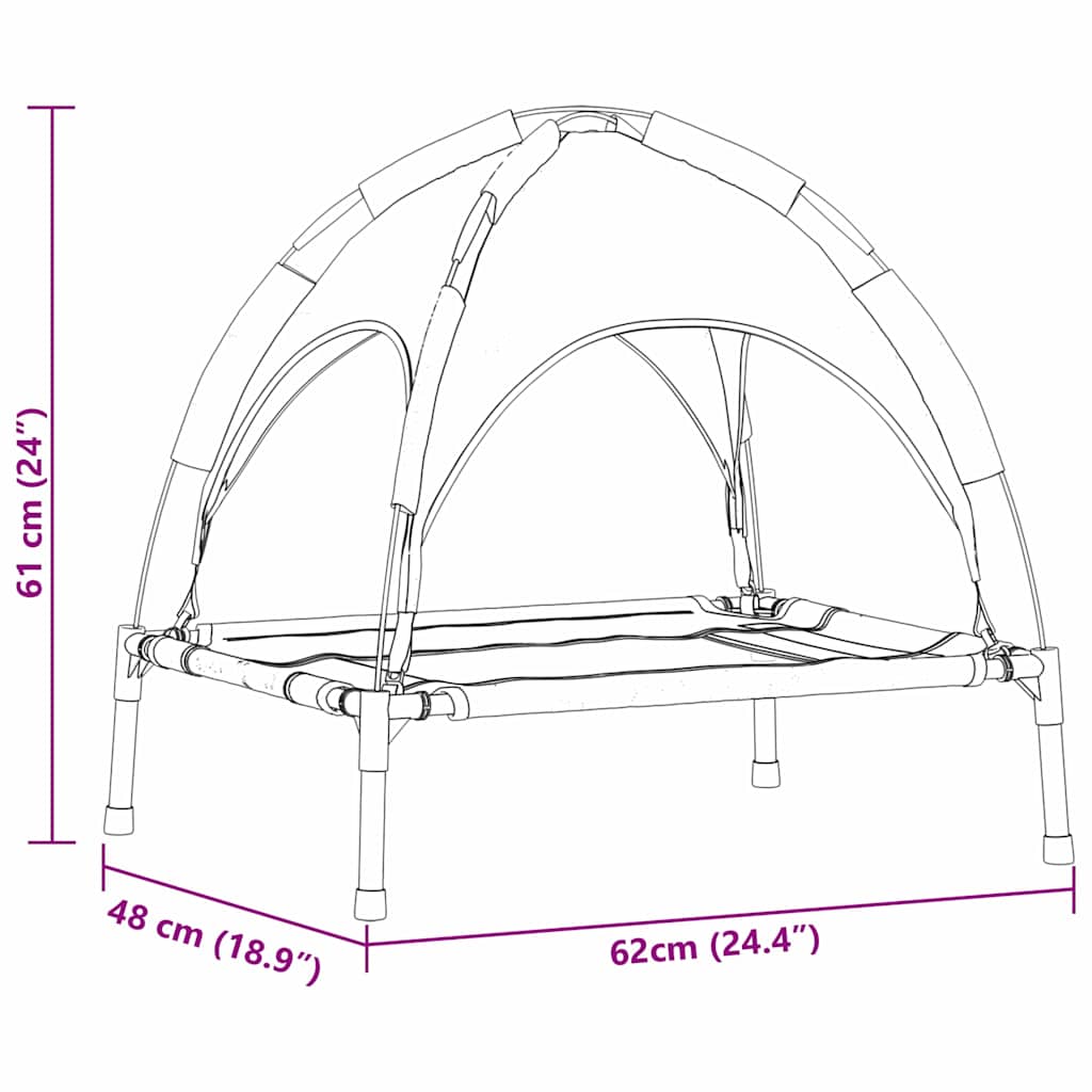 Cama Para Perro Manual Acero