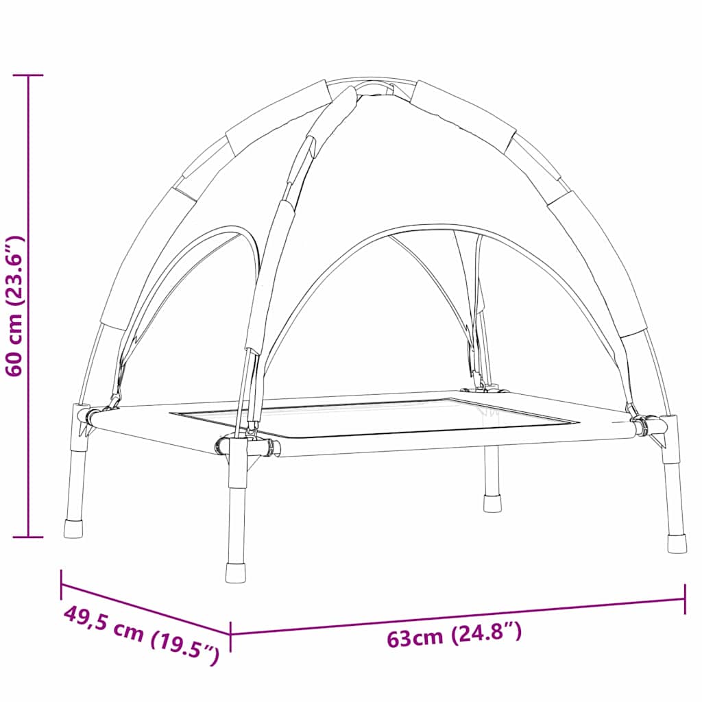 Cama Para Perro Manual Acero