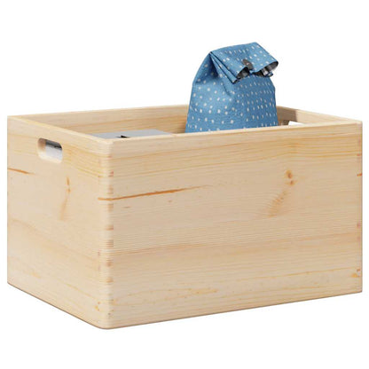 Caja De Madera Madera Maciza Pino Negra