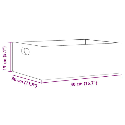 Caja De Madera Madera Maciza Pino Negra
