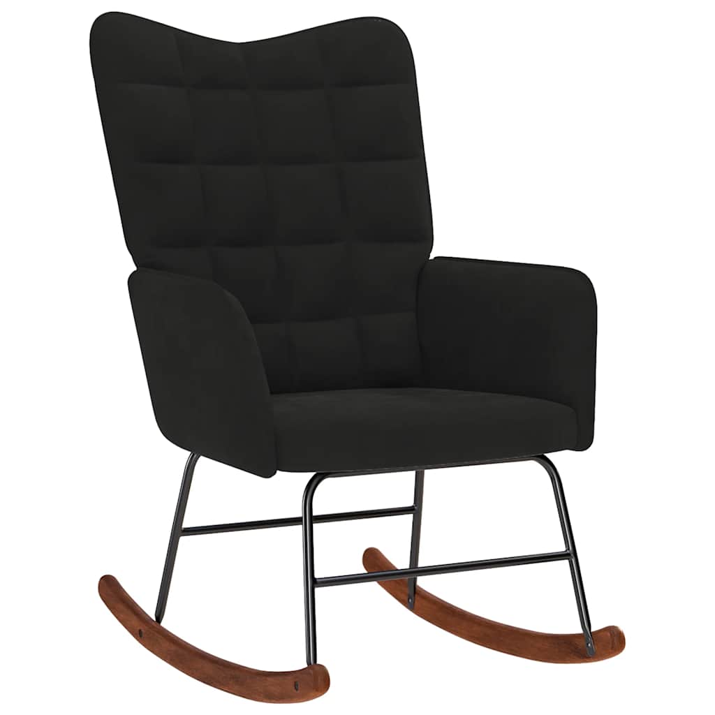 Silla Mecedora De Terciopelo