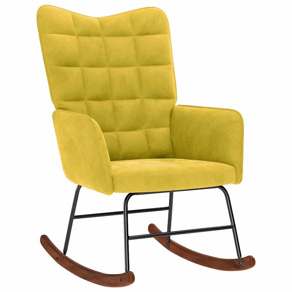 Silla Mecedora De Terciopelo