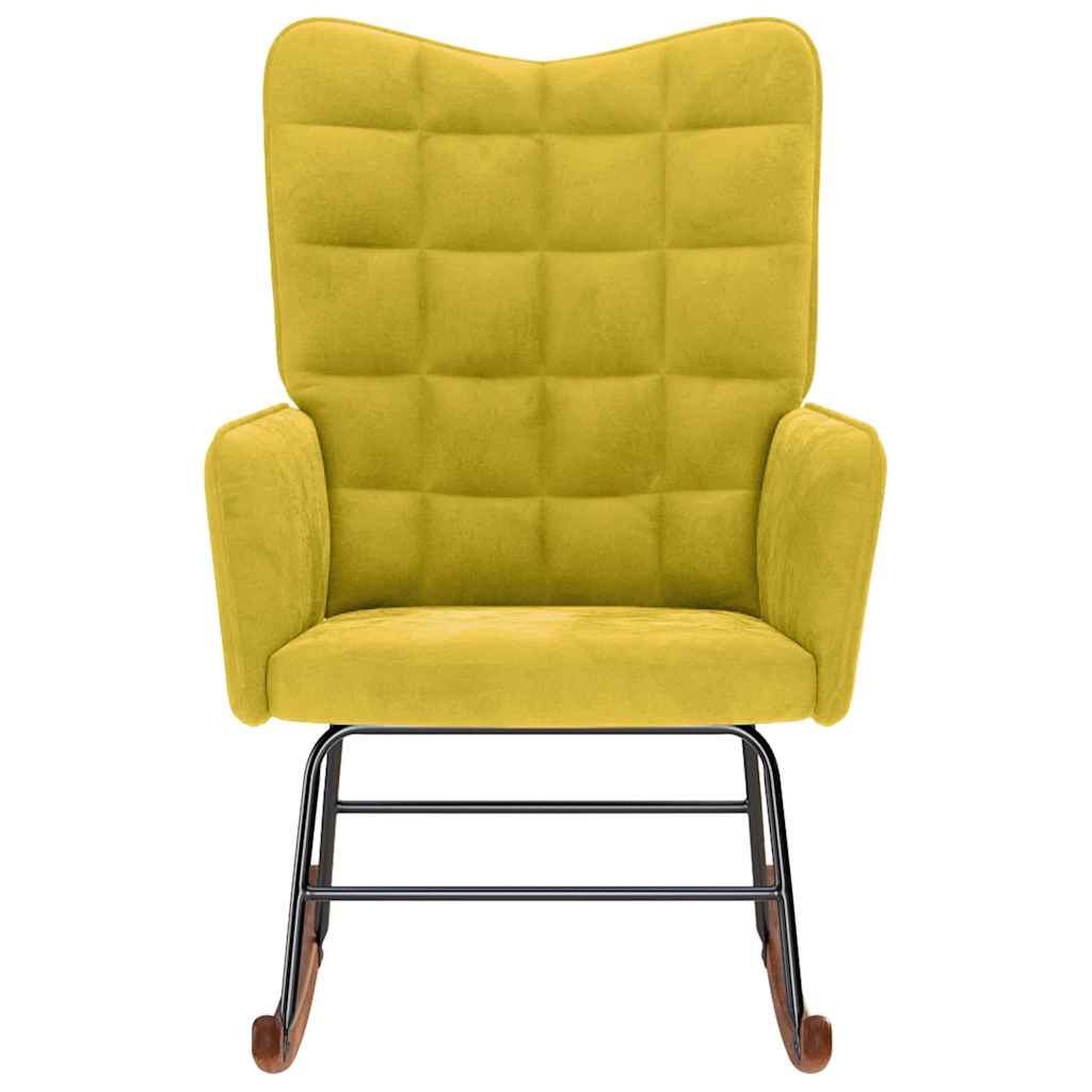 Silla Mecedora De Terciopelo