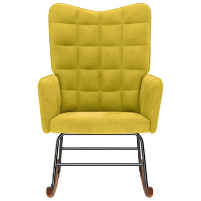 Silla Mecedora De Terciopelo